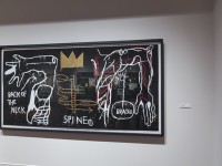art © by jean michel basquiat / back of the neck, 1983