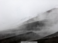a slope of the vulcano cotopaxi at about 5000m